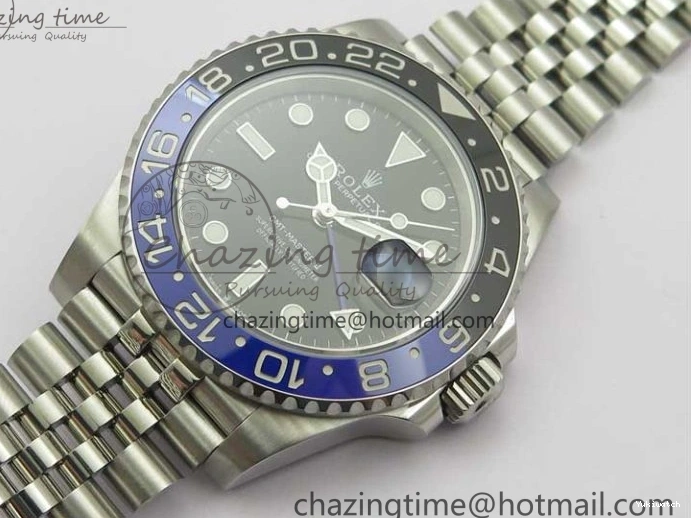 Ceramic 904L Best Edition V2 II SA3285 Steel BLNR 1:1 CHS VRF GMT-Master Blue Black 126710 0207